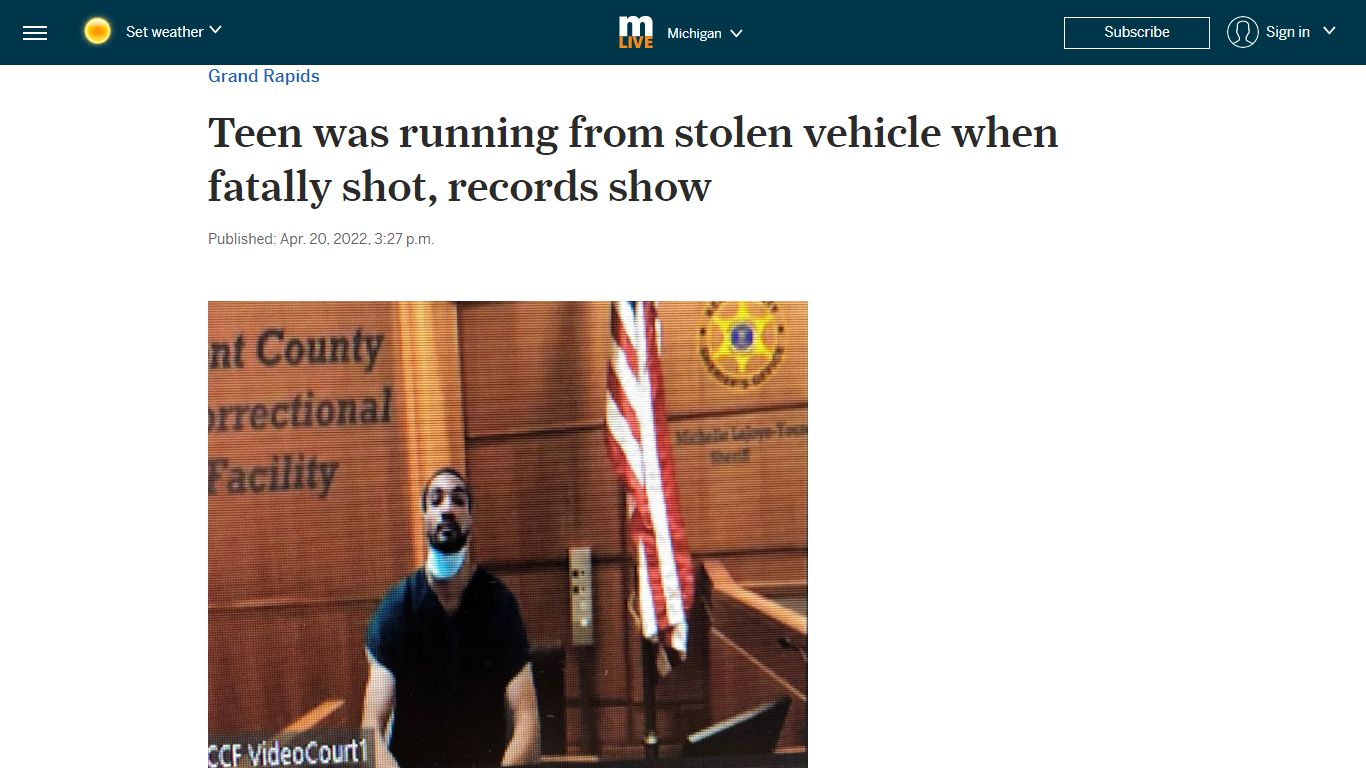 Teen was running from stolen vehicle when fatally shot, records show